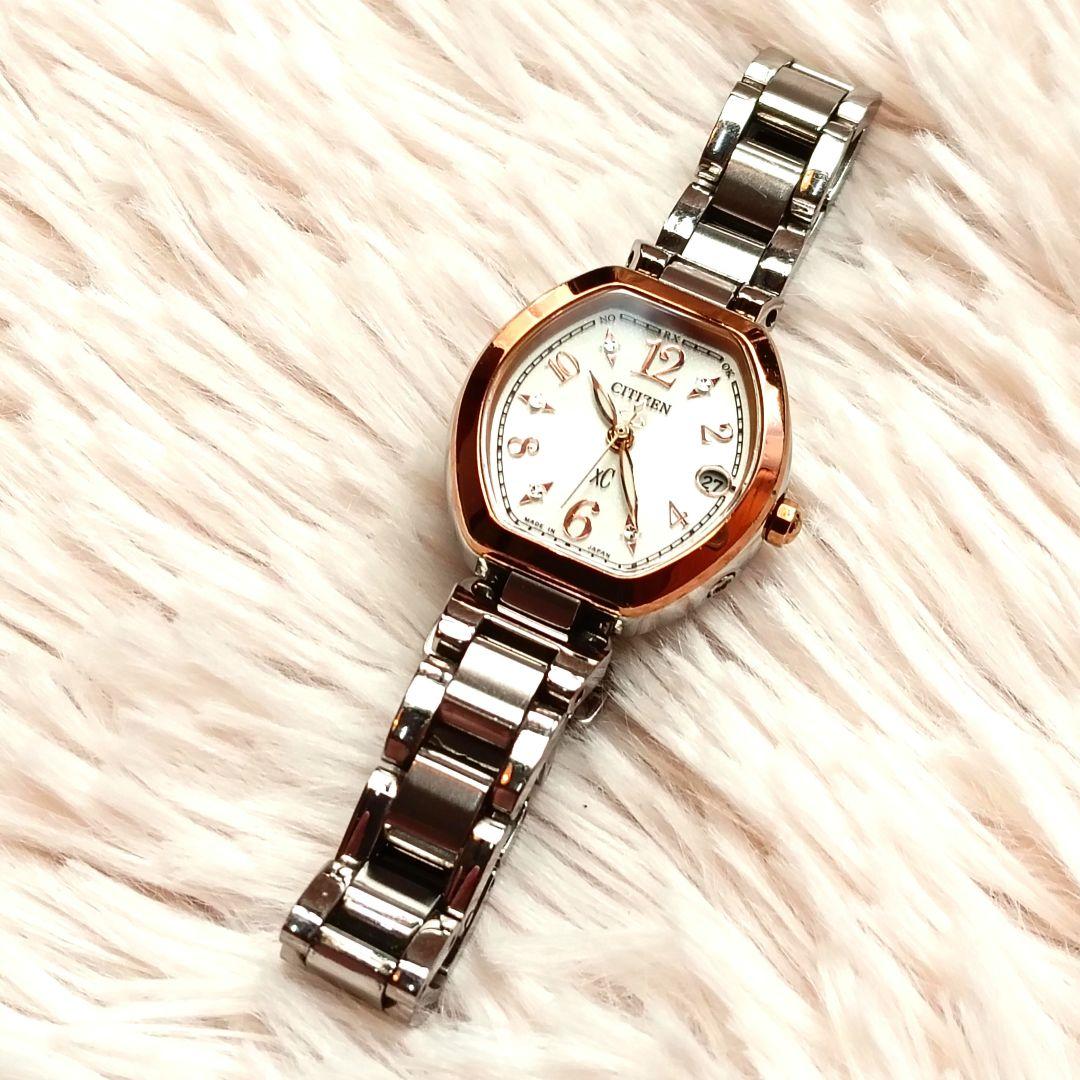 ★稼動品★ クロスシー xC シチズン CITIZEN ゴールド 電波ソーラー