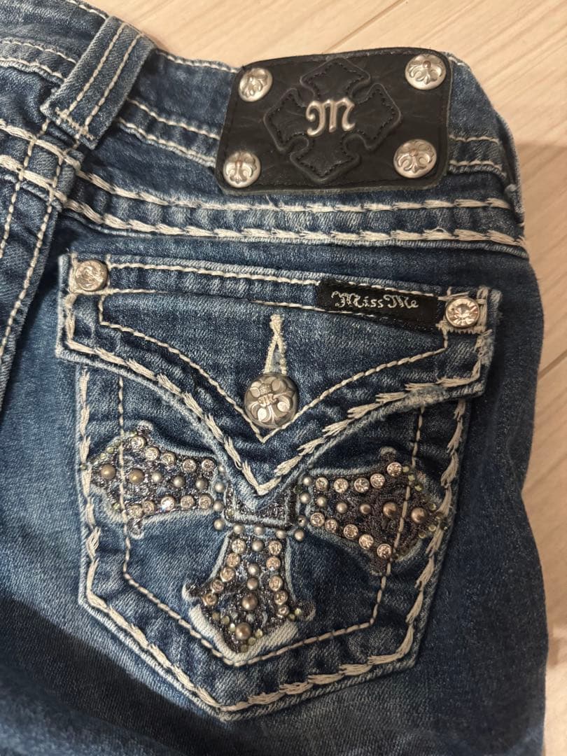 Miss Me ミスミー 平成ギャル y2k ローライズ デニム 24