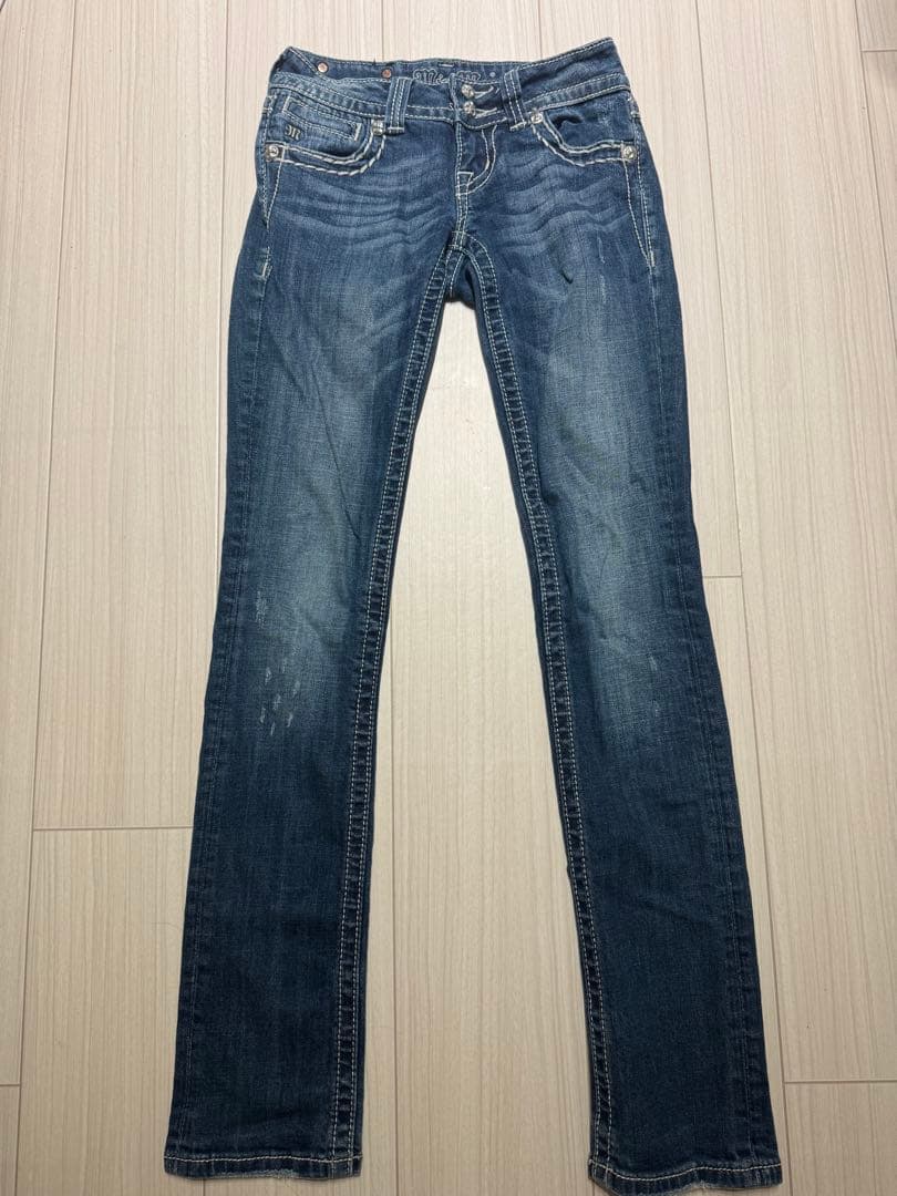 Miss Me ミスミー 平成ギャル y2k ローライズ デニム 24