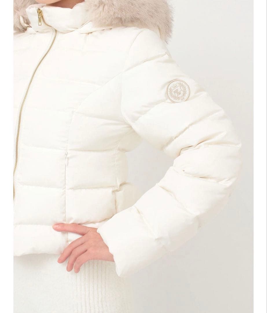 EATME キルティングラインダウンブルゾン くびれダウン