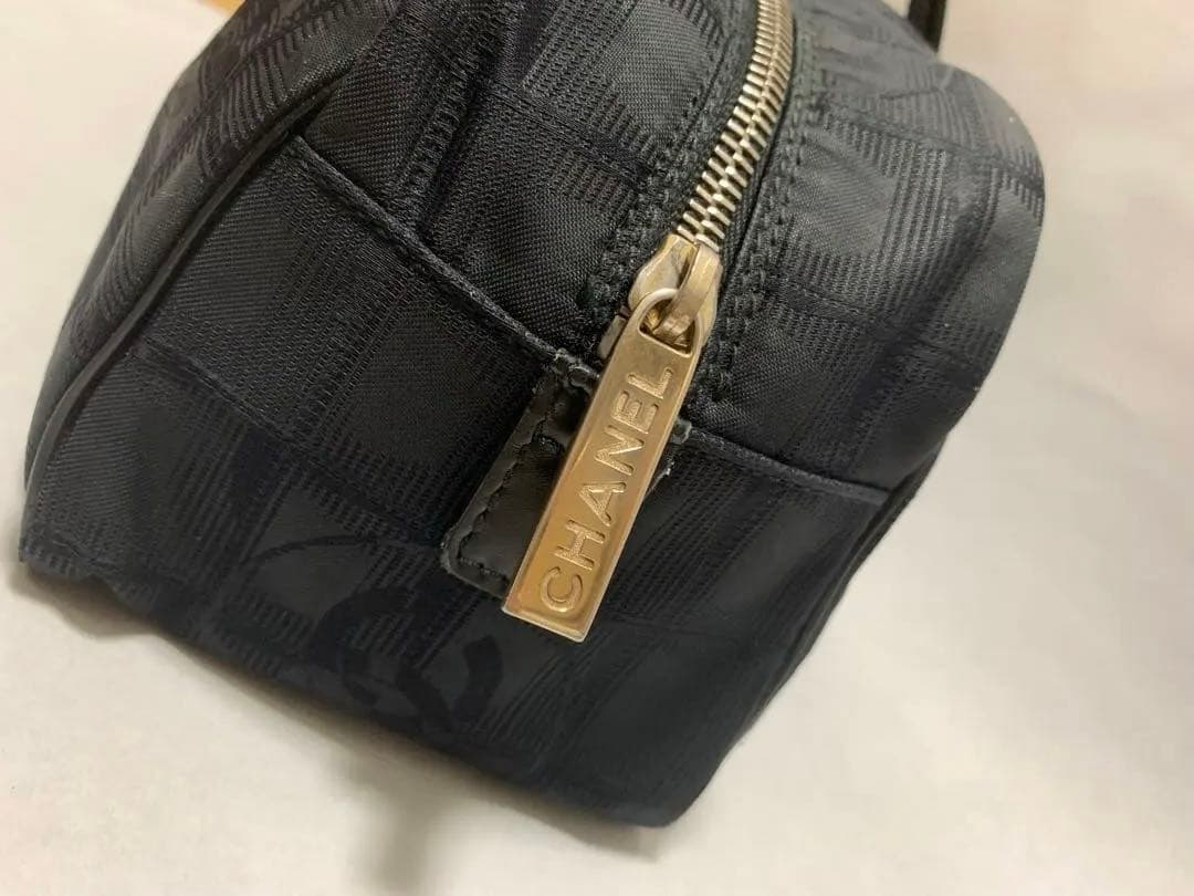 【中古】美品　CHANEL シャネル トラベルラインボストンバッグ