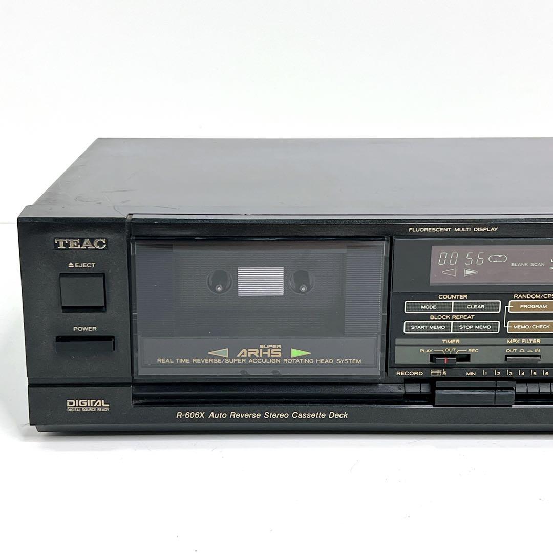 【良品・動作品】 TEAC R-606X カセットデッキ 再生OK dbx