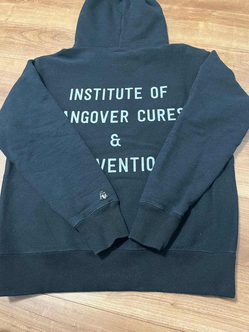 タコマフジ　パーカー　NO MORE BEER Mサイズ　ブラック