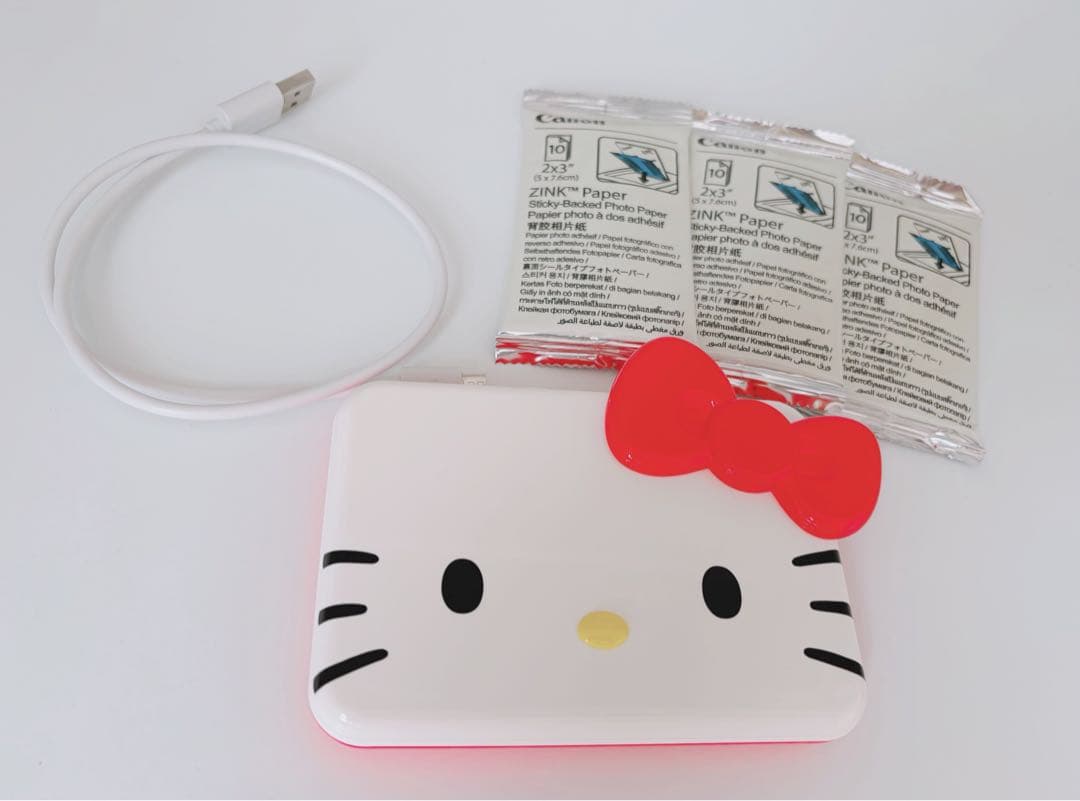 Canon ミニフォトプリンター iNSPiC PV-123 キティ