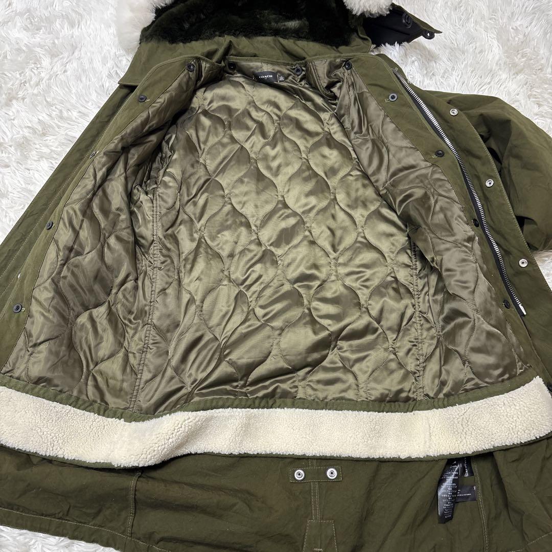 【大人気】コーチ　モッズコート　ライナー付　恐竜　44