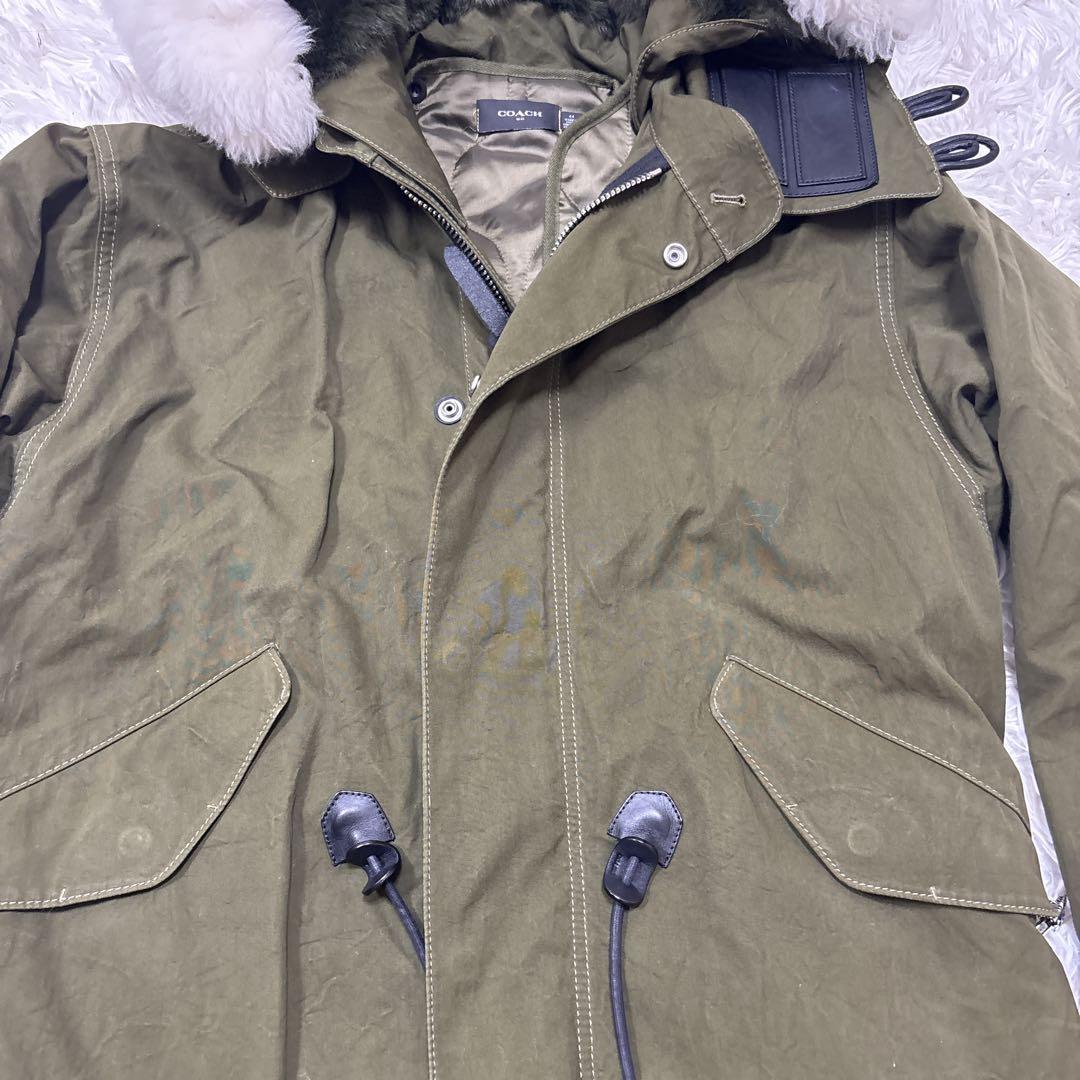 【大人気】コーチ　モッズコート　ライナー付　恐竜　44