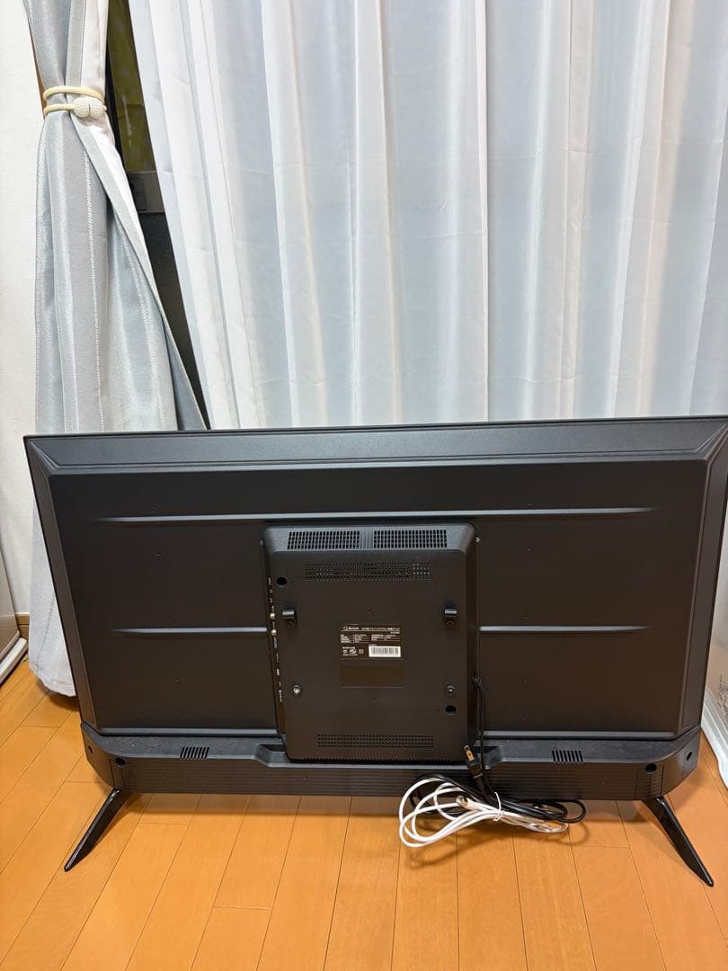 山善 キュリオム 40インチ 液晶テレビ QRTN-40W2K 2025年製