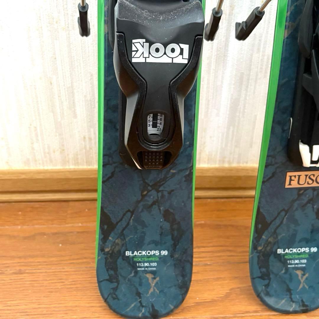 ショートスキー　ROSSIGNOL BLACKOPS 99 chackymade
