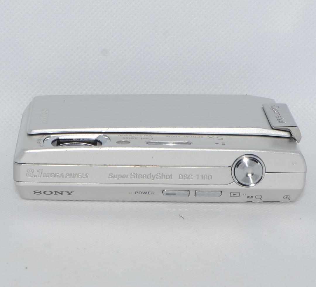 (美品)SONY Cybershot DSC-T10 シルバー (動作確認済)