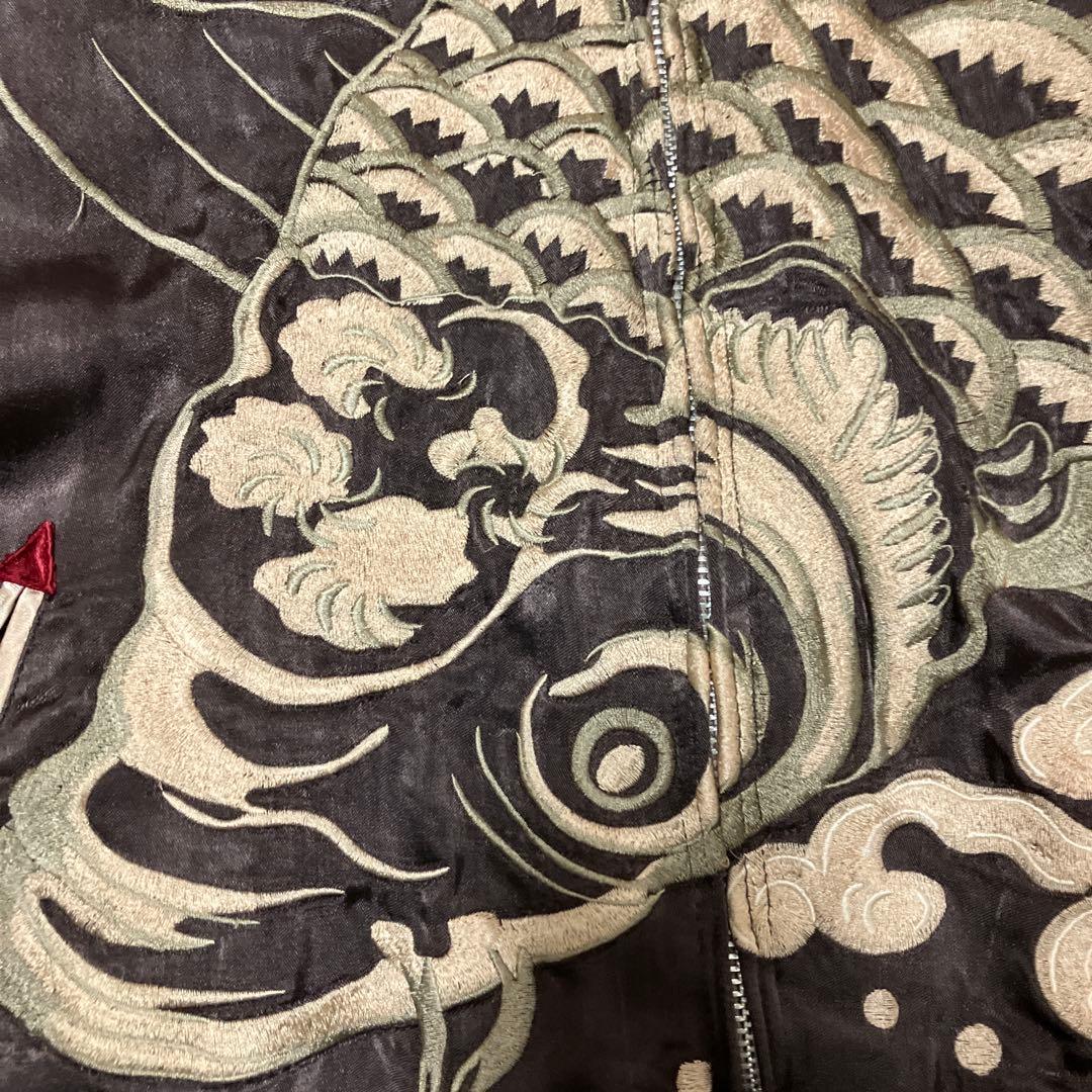 花旅楽団　ハナタビガクダン　鯉 龍　スカジャン　XL