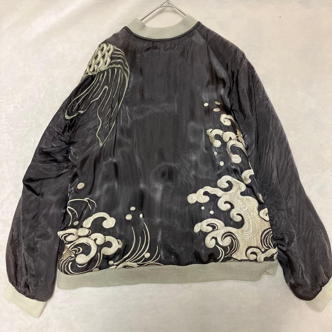 花旅楽団　ハナタビガクダン　鯉 龍　スカジャン　XL