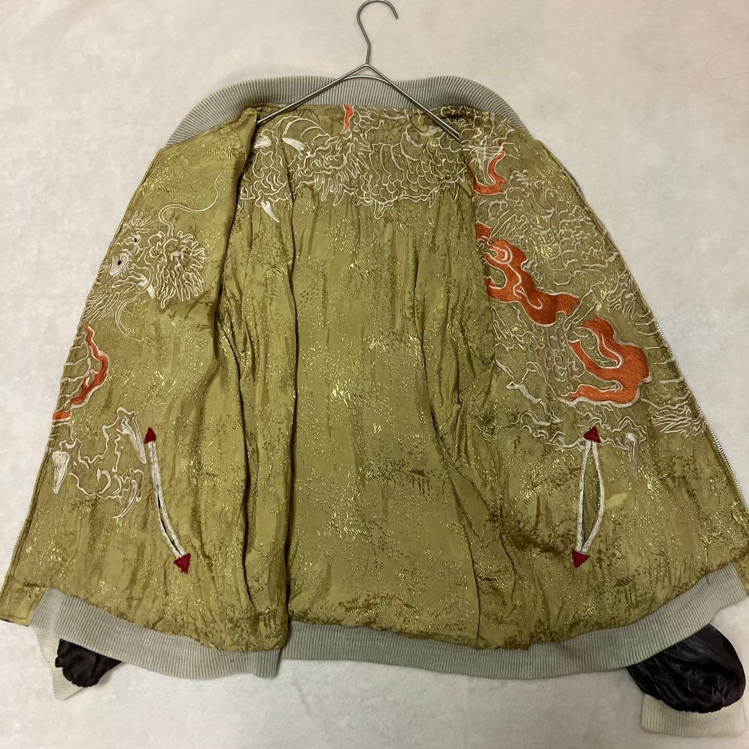 花旅楽団　ハナタビガクダン　鯉 龍　スカジャン　XL