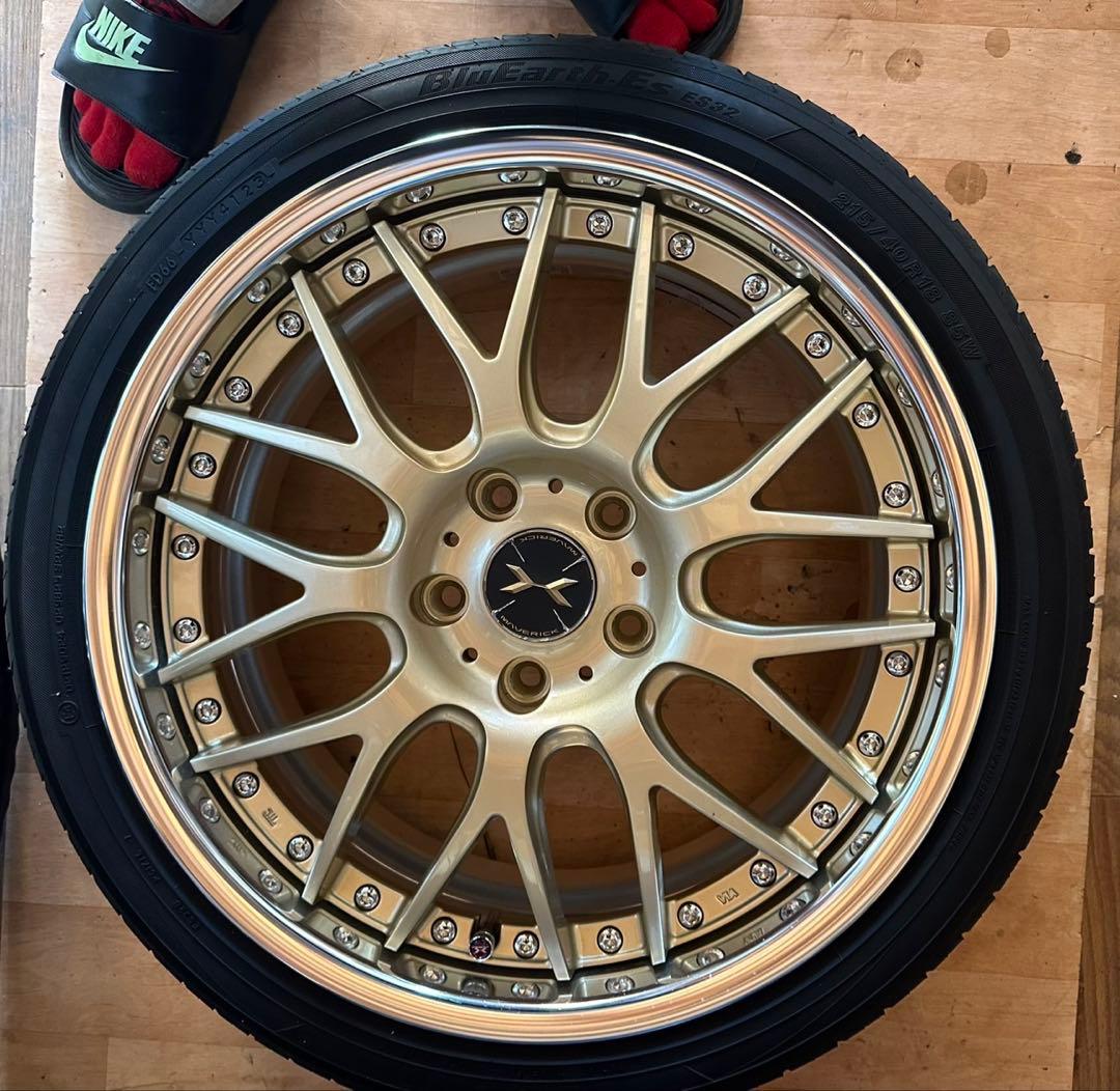 値下げ交渉可ウェッズマーヴェリック18インチホイール深リムヴォクシーノア