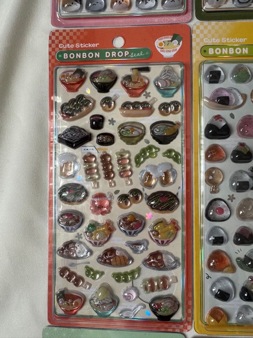 【新品未開封】和柄　ボンボンドロップシール15枚セット