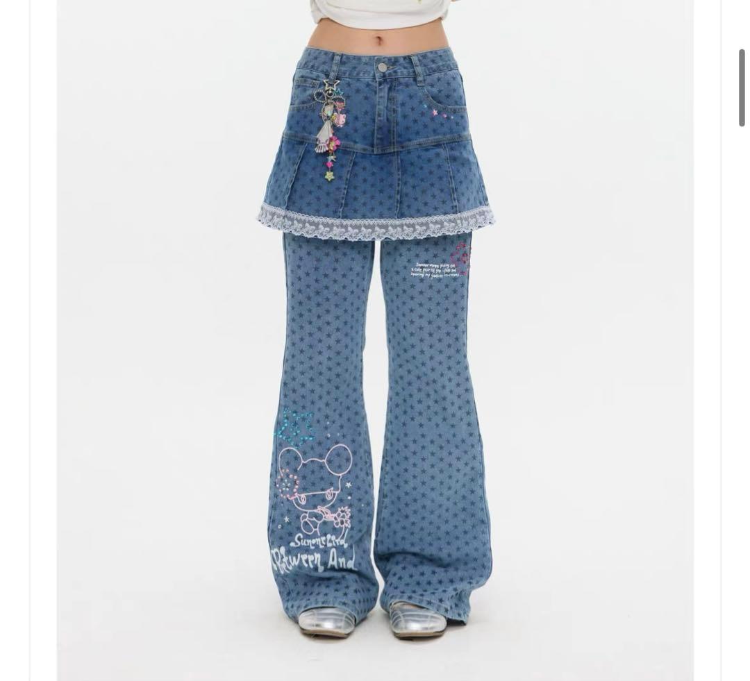 BETWEENAND デニム パンツ スカート