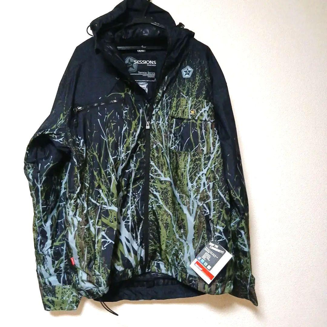 SESSIONS スノーボードウェア上下セット(L)　新品未使用　RECCO搭載