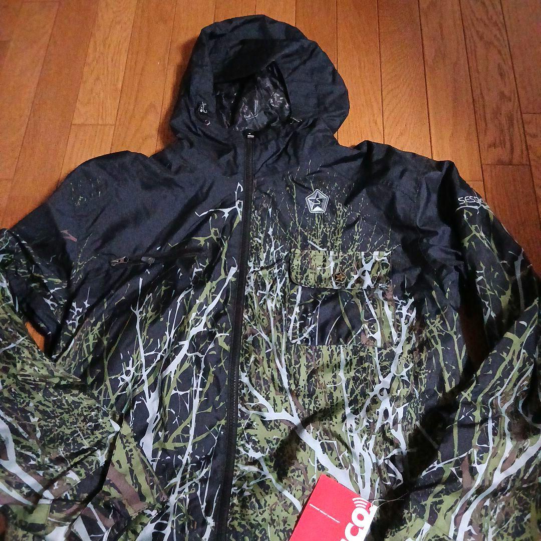 SESSIONS スノーボードウェア上下セット(L)　新品未使用　RECCO搭載