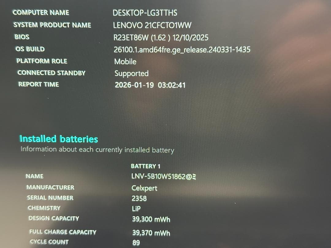 Windowsノート本体 Lenovo ThinkPad T14 G3 R5 6650U 16G 512G