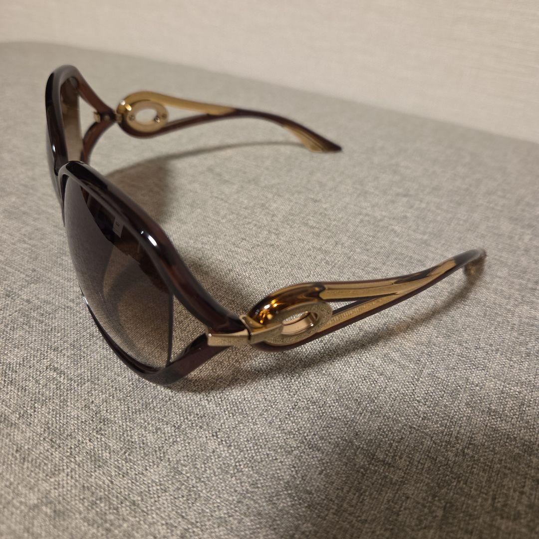 Dior ブラウン オーバーサイズ サングラス