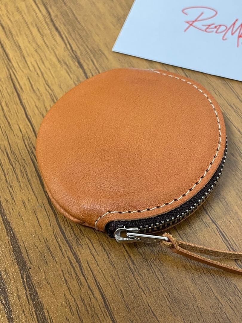 未使用品 REDMOON レッドムーン　小銭入れ　ケース　本革　レザー