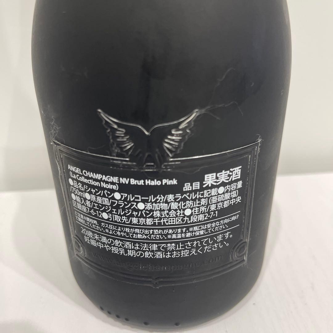 ANGEL シャンパン 黒と赤デザイン
