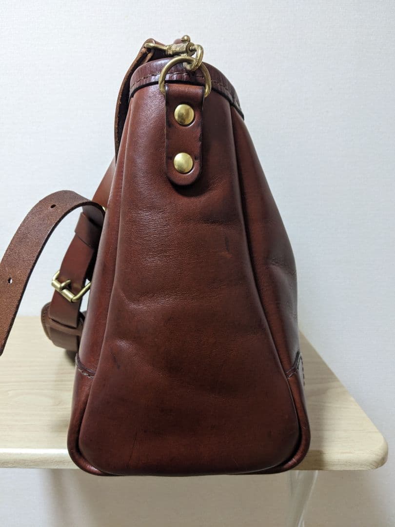 ヘルツ　横型2wayトートバッグ(T-146)　チョコ