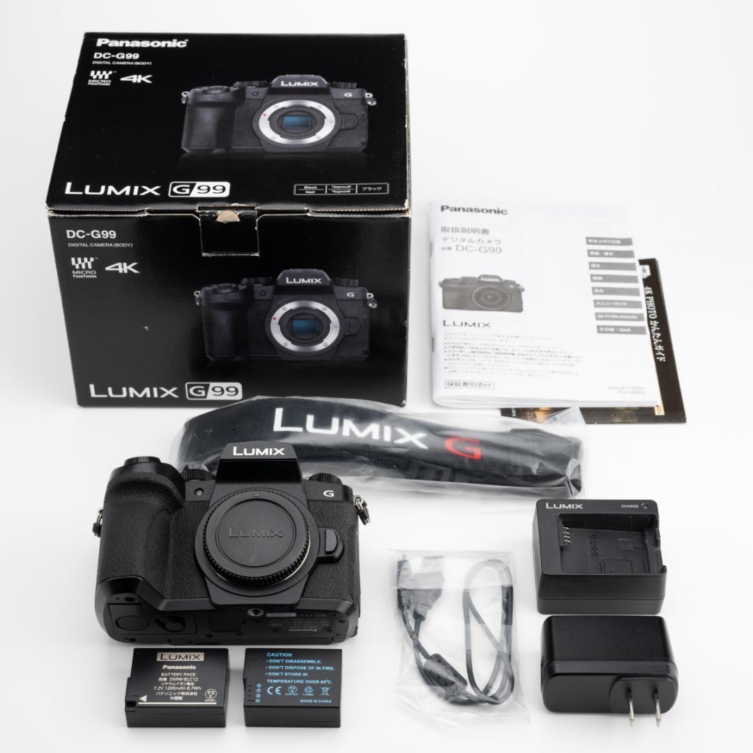 ★美品★PanasonicパナソニックLUMIX DC-G99ボディ 付属品完備