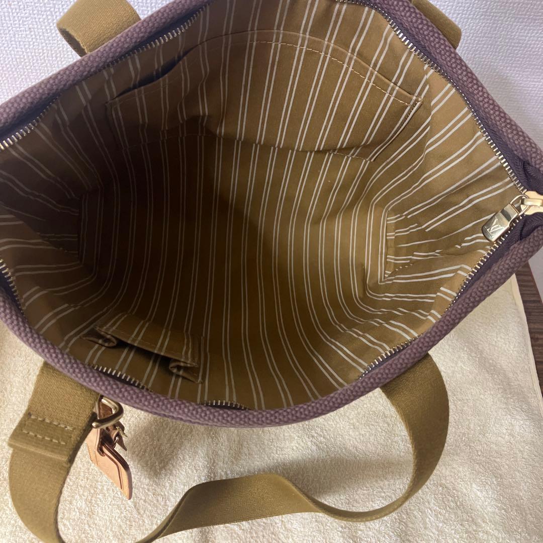 LOUIS VUITTON ブラウンキャンバスバッグ