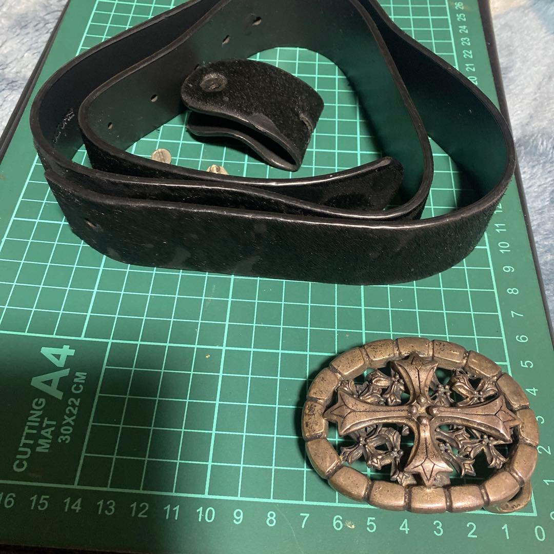 すごくCUSTOM CULTURE 925 ベルト　クロス十字　バックル