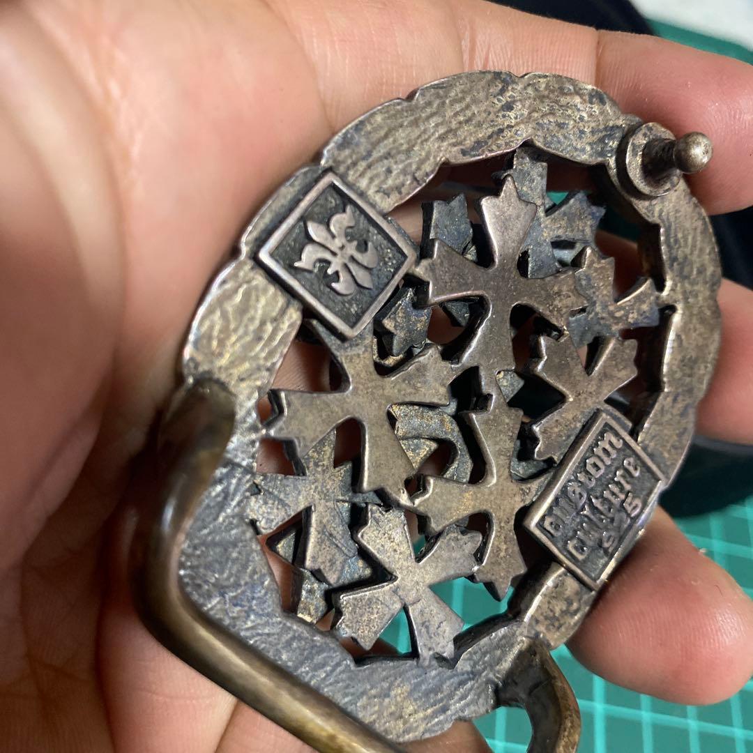 すごくCUSTOM CULTURE 925 ベルト　クロス十字　バックル