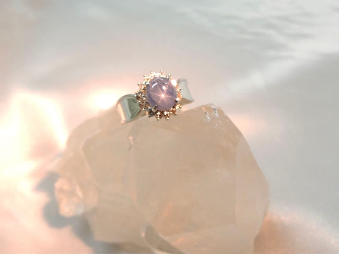 ☆ たまこ ☆PT天然ブルースターサファイアリング