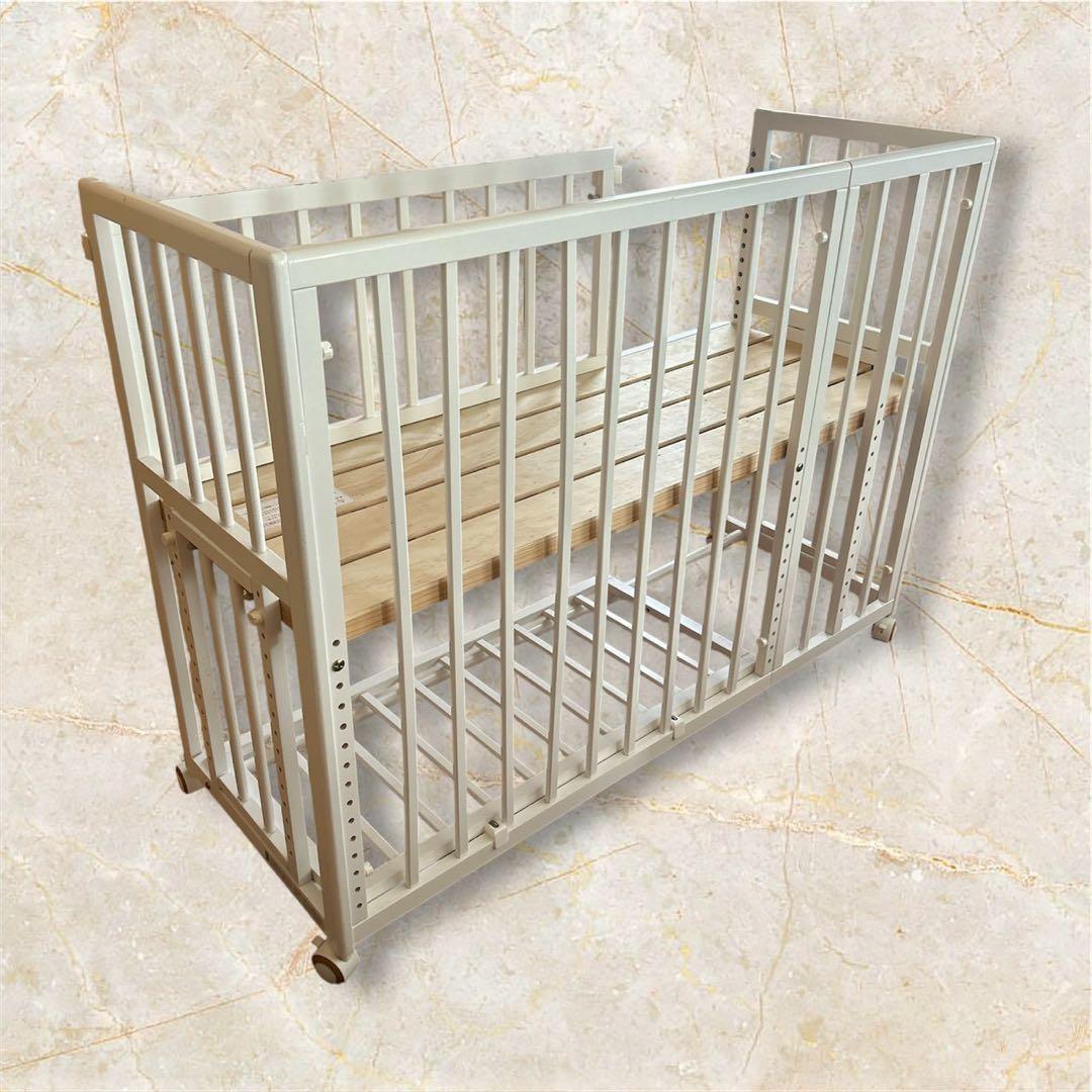 大和屋 そいねーる ＋ロング ホワイト 添い寝 ベビーベット 送料無料