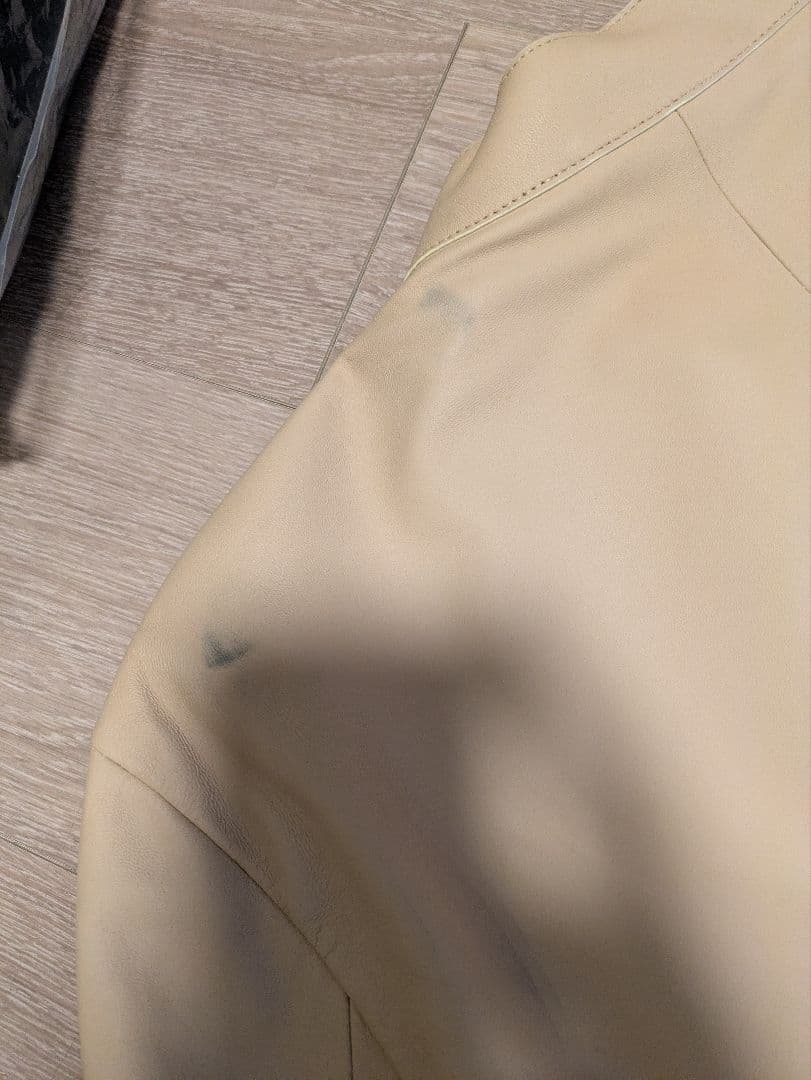 M 1945　ca max ラムレザーシングルライダースジャケット 48