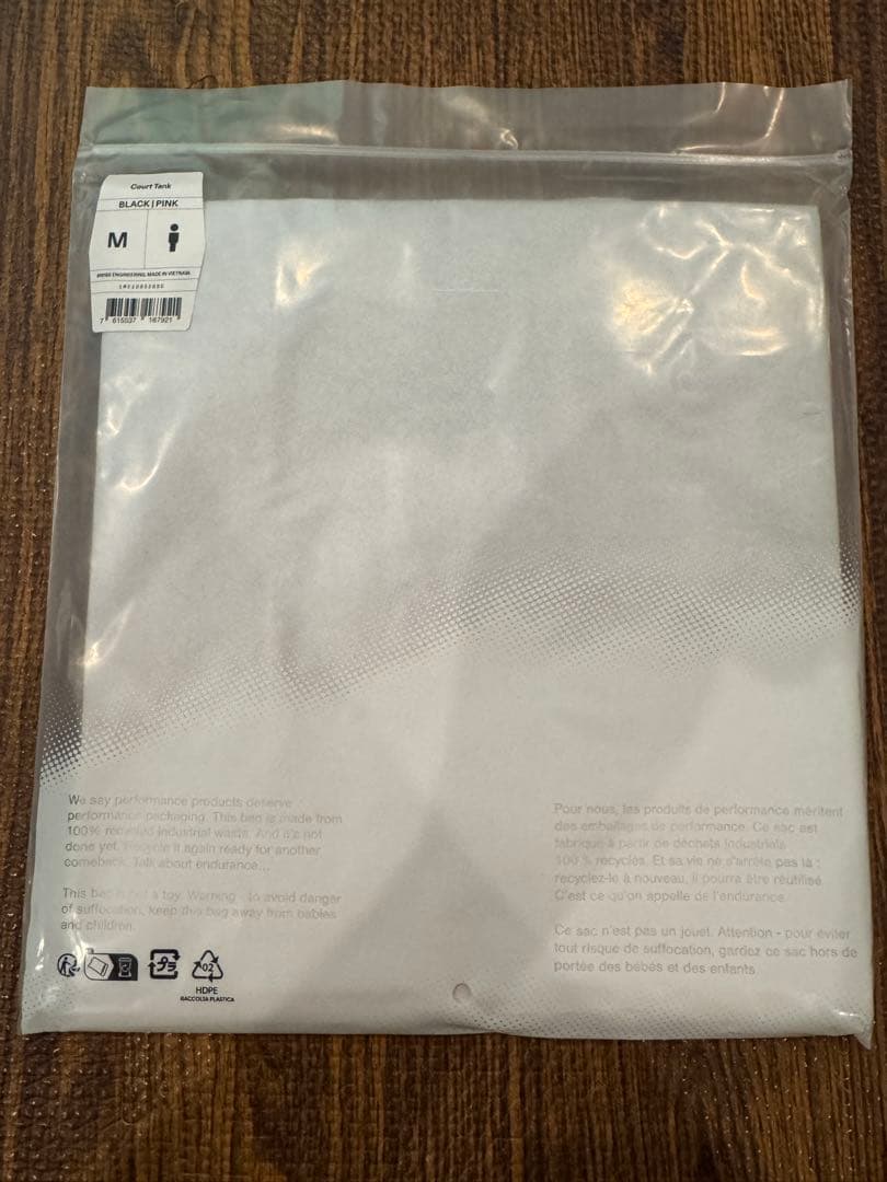 【新品未使用】On Court Tank men's M BLACK PINK