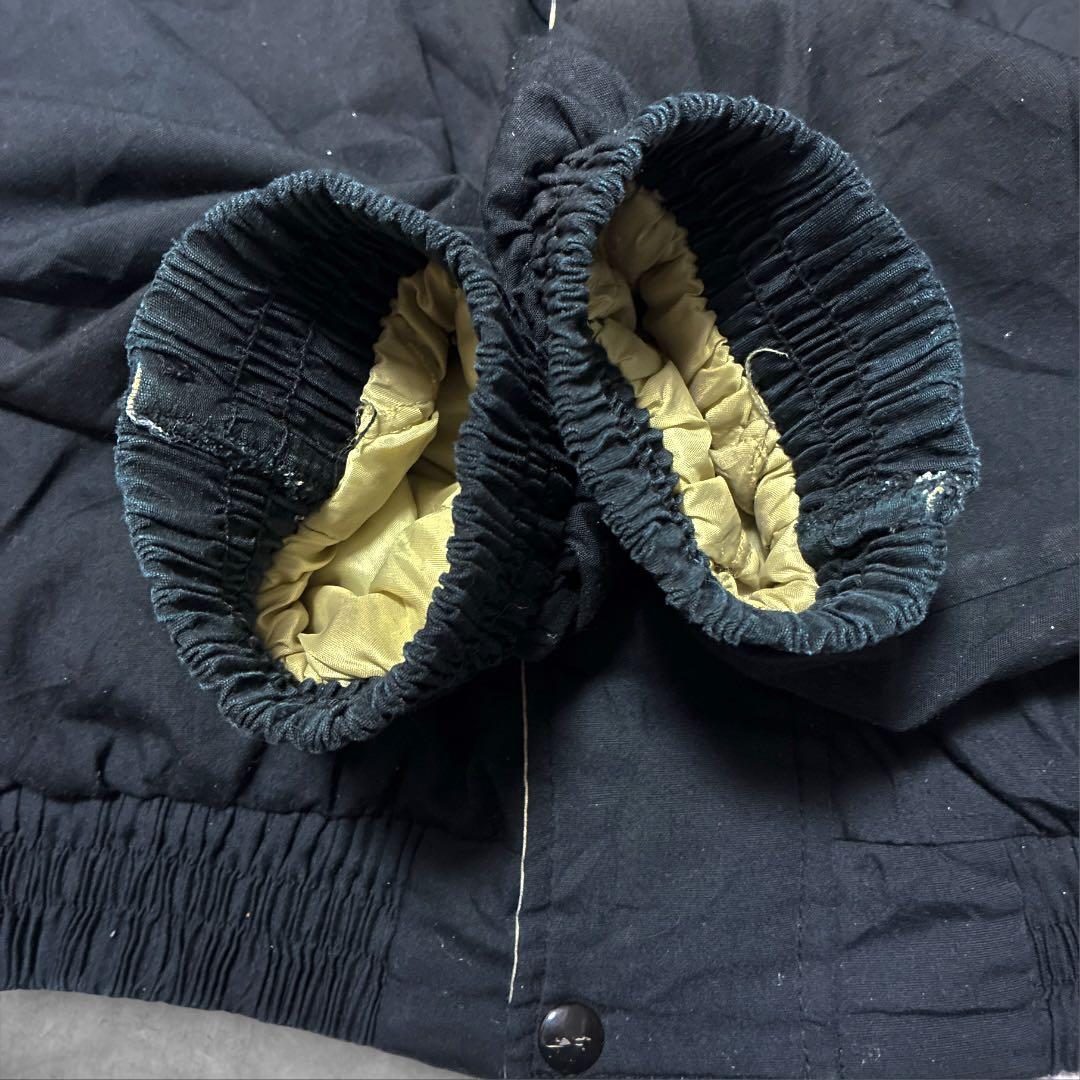 KING LOUIE 中綿ワークジャケット 2XL 黒 USA製 企業刺繍 古着