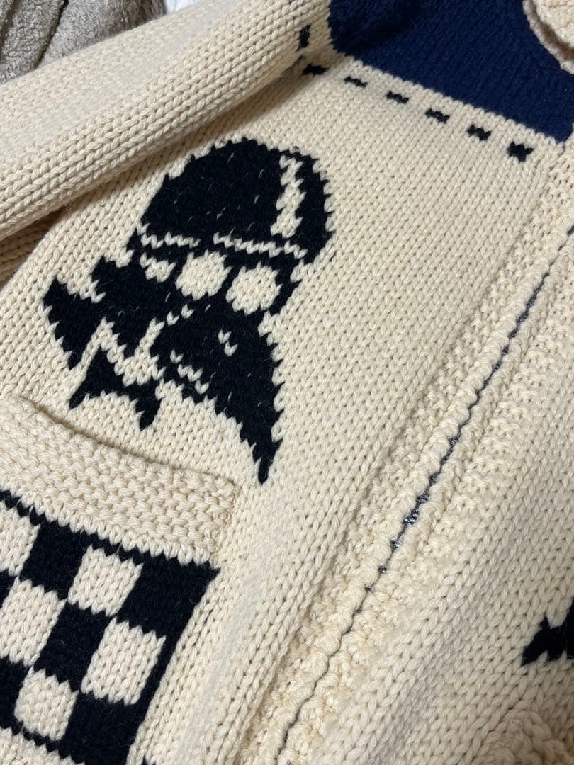 OLD CROW GLAD HAND カウチンニット