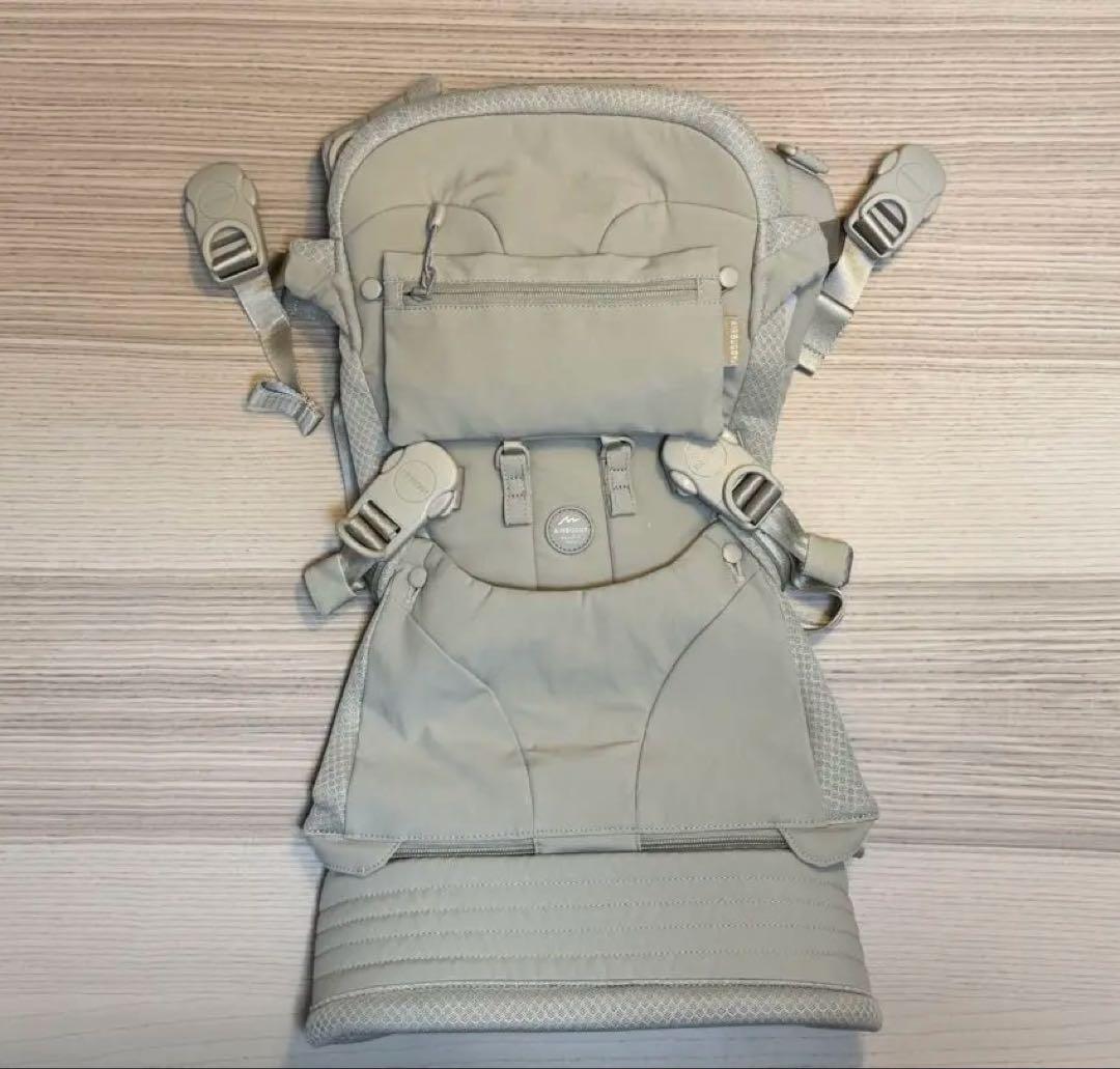 AIRBUGGY エアバギー ベビーキャリア 抱っこ紐 サンドアッシュ