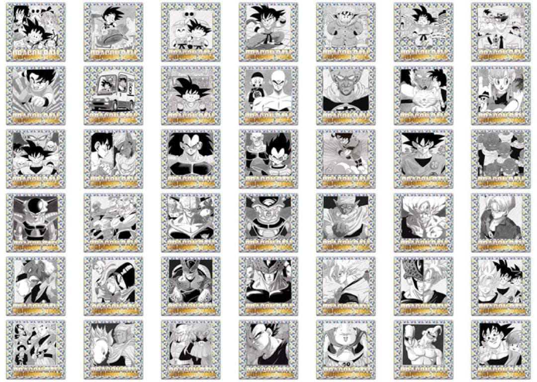ドラゴンボール ウエハース シール 40周年記念 全42種 フルコンプ②