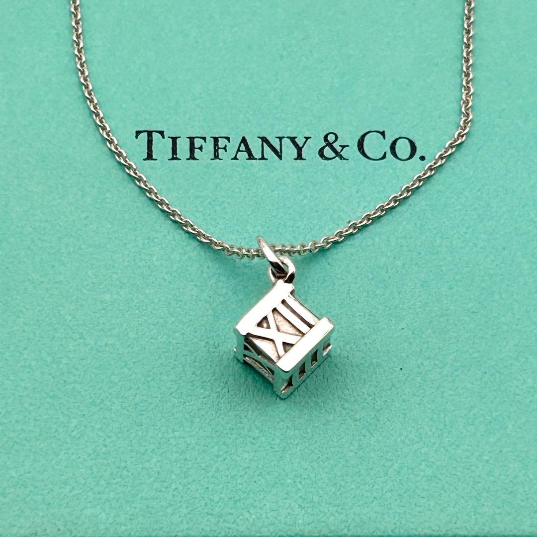 ✨極美品✨Tiffany & Co. ティファニー アトラスキューブ ネックレス