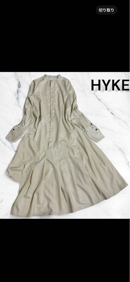 超美品HYKE Bosom Shirt Dress 変形シャツ