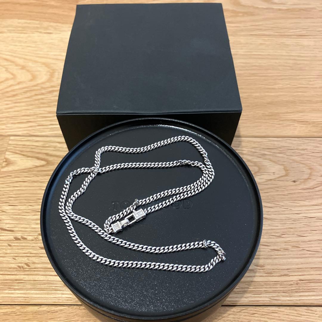 TOM WOOD curb chain ネックレスM