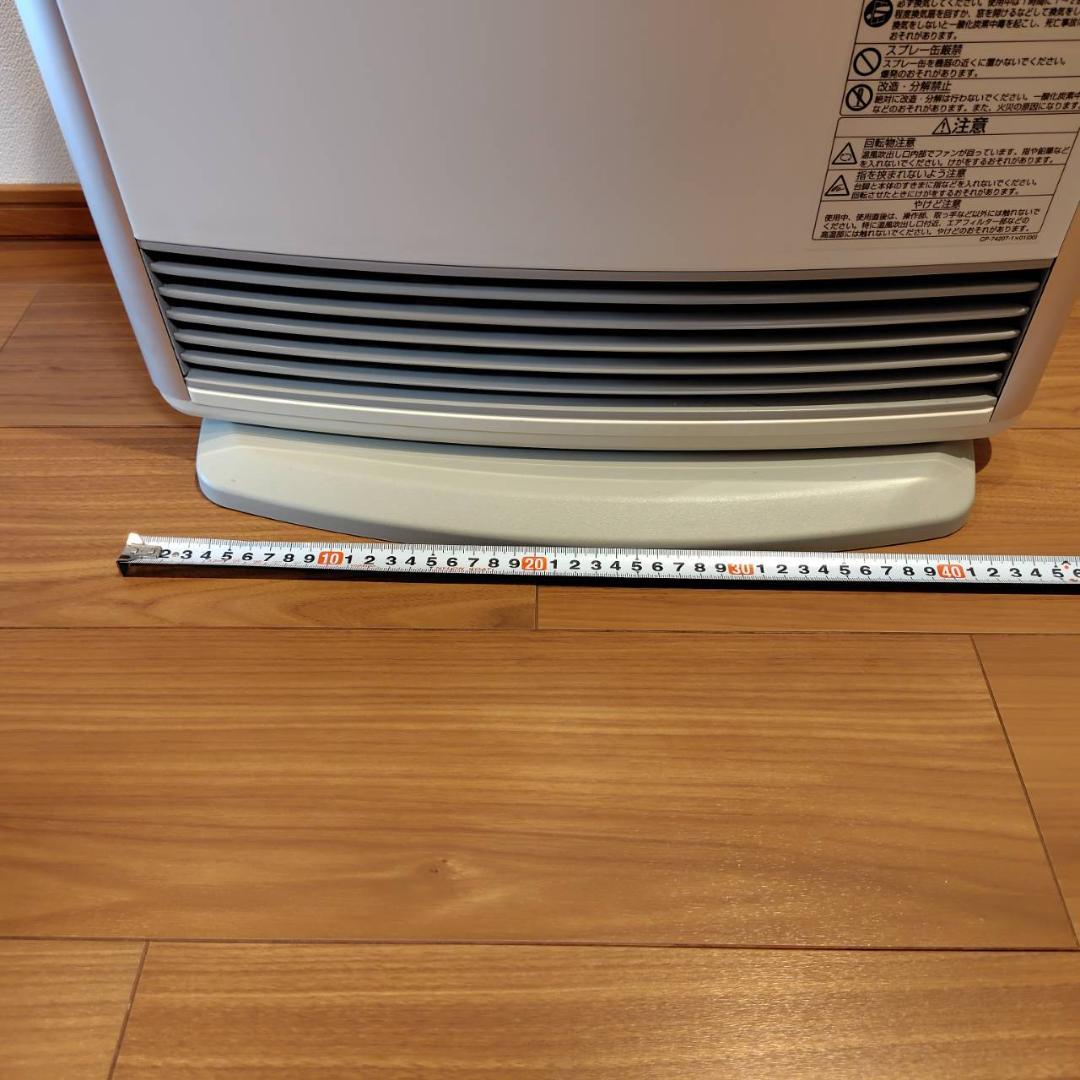 リンナイ ガスファンヒーター 付属ホース付き