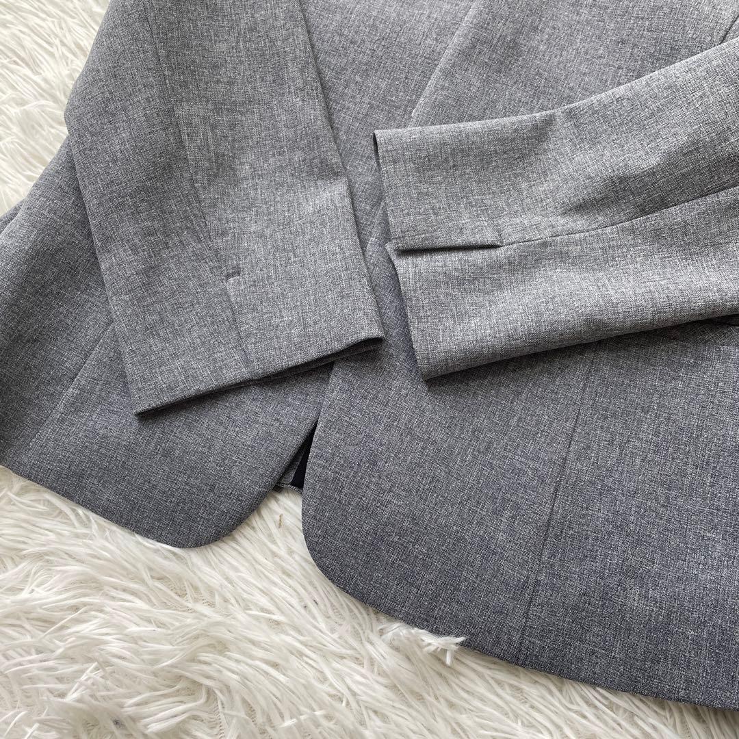 SALE 洗える　INDIVI スーツセットアップ　36 ノーカラー　パンツ