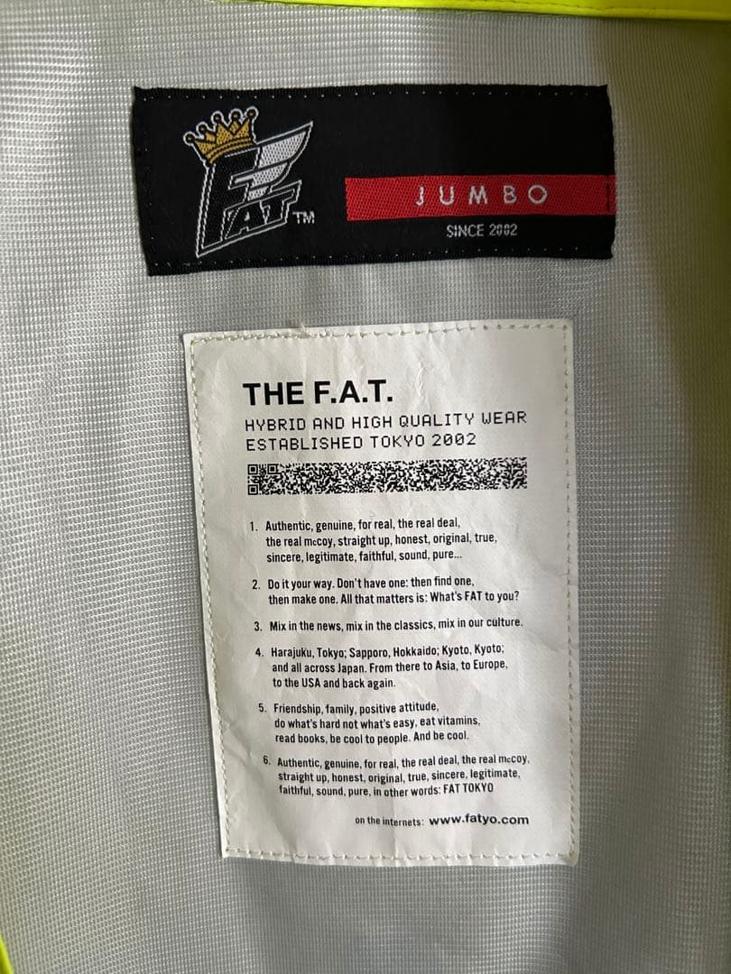 d*i様 FAT TRON ナイロンジャケット　美中古