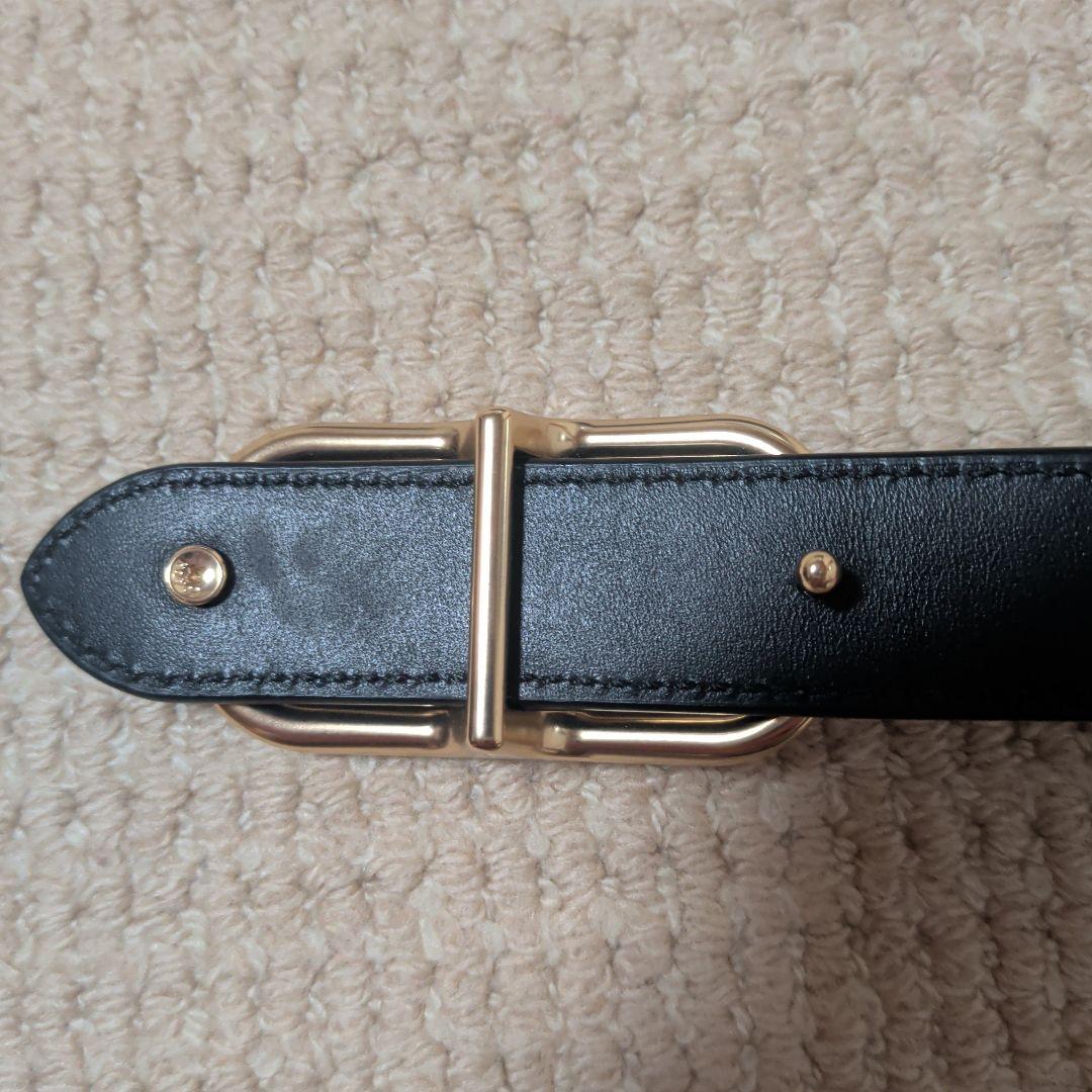 COACHアウトレット モールガン レクタングルバックル レザー ベル