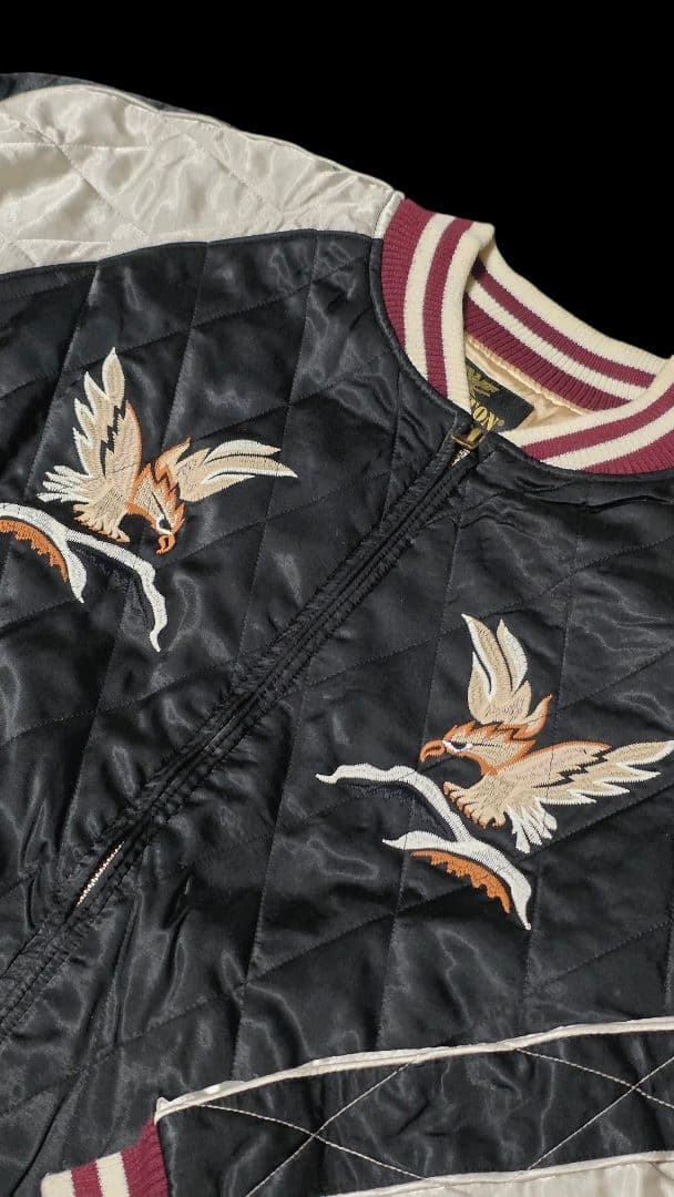 Houston スカジャン キルティング