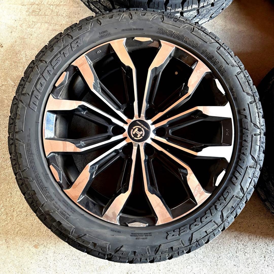 【LOWENHART】GXL106 20インチ265/50R20４本セット