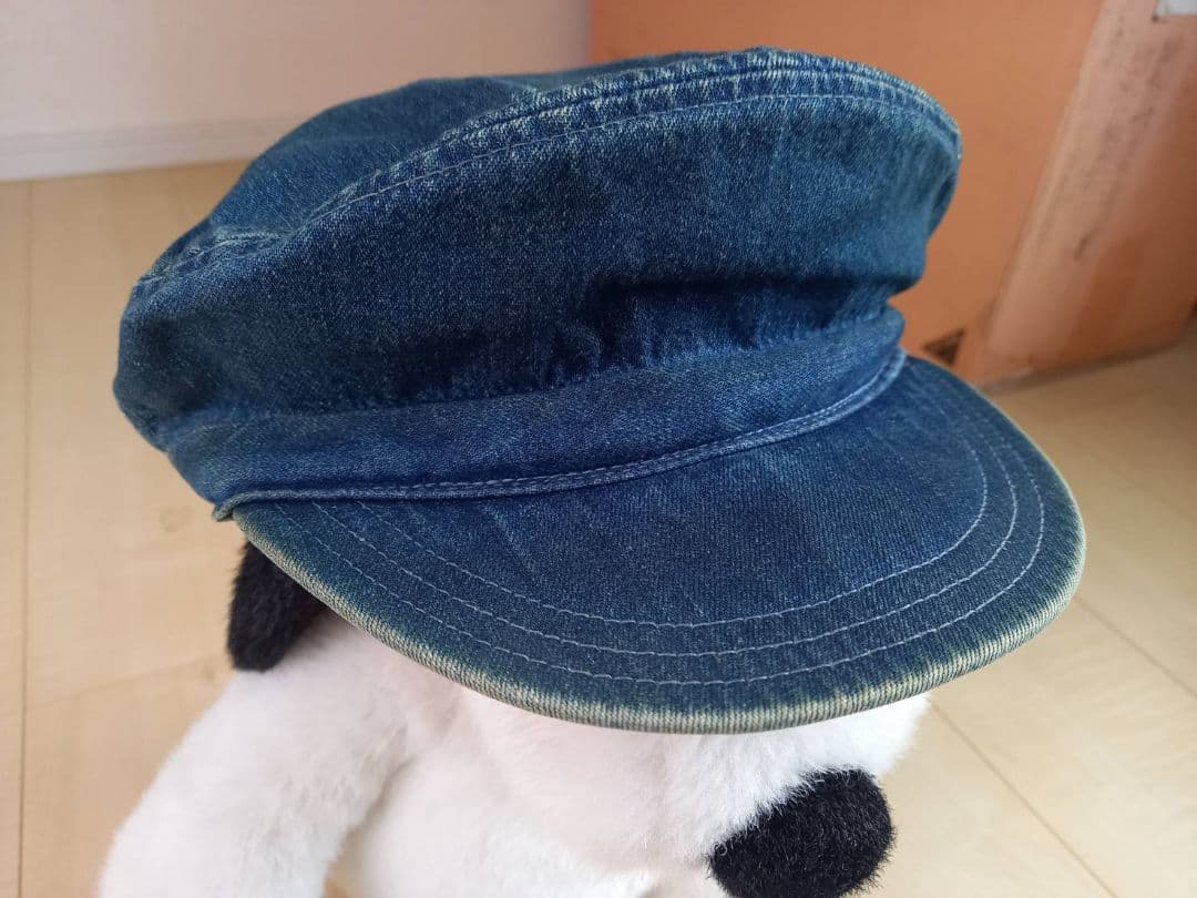 RRL　デニム　ワークキャップ　三ツ星タグ　ジャケット　キャップ　ベルト