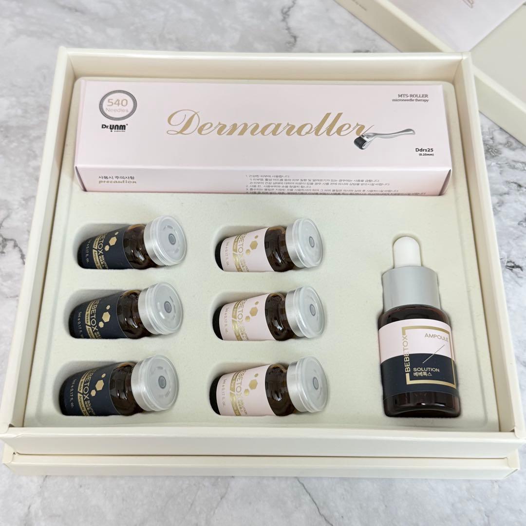 【新品未使用】Dr.UNM BEBETOXアンプルセット ダーマローラー付き