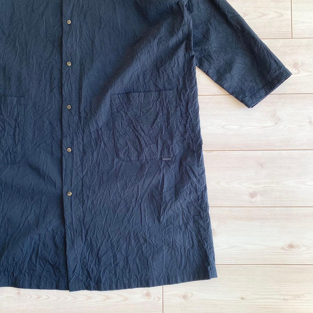 Plantation キャッチワッシャー ワンピース シャツコート ゆったり